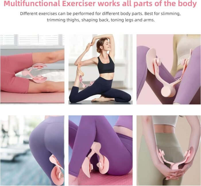 Thigh Exerciser with 3 Levels Resistance Adjustable,Thigh Workout Equipment,Kegel Exercise,Inner Thigh Exerciser,Thigh Slimmer,Thigh & Hip Strengtheners - Image 7
