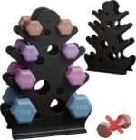 Dumbbell Rack Stand Only(Dumbbells Not Included) - Dumbbell Storage Rack with/without Wheels, Space Saver for Home Gym. - Image 2