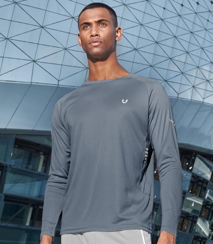 NORTHYARD Men's Sun Protection UPF 50+ Shirts Long Sleeve Swim Rash Guard Shirt Workout Running Athletic Gym UV Fish Hiking - Image 4