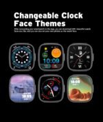Advanced Health & Fitness Smartwatch,1.72'' HD Touchscreen,Men's Women's Smartwatch,100+ Exercise Modes,24/7 Heart Rate,Blood Oxygen,Stress,Sleep Tracking,Waterproof Fitness Tracker (Black) - Image 9