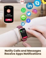 Fitness Tracker, 24/7 Heart Rate Monitor Watch, 1.47" Fitness Watches for Women with 24 Sport Modes, Androdi Smart Watches for Women/Men, IP68 Step Tracker, Pedometer, Gift - Image 6