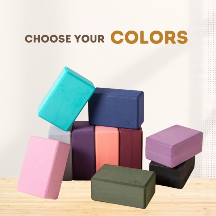 𝗘𝘃𝗲𝗿𝘆𝗱𝗮𝘆 𝗬𝗼𝗴𝗮 Foam Block with Soft Non-Slip Surface for Stability, Balance, and Deepen Stretches - Ideal for Yoga, Pilates, and Meditation Accessories (Sold Singular) - Image 6
