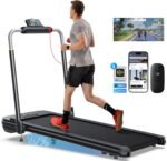 COZYINN 3-in-1 Walking Pad Treadmill with 10% Fat Burning Incline with Transport wheels, Voice Control & 3.0HP Motor | 4MPH /7.6 MPH, 265 lbs /340 lbs Capacity | Wide Anti-Slip Belt & Shock Absorption - Image 2