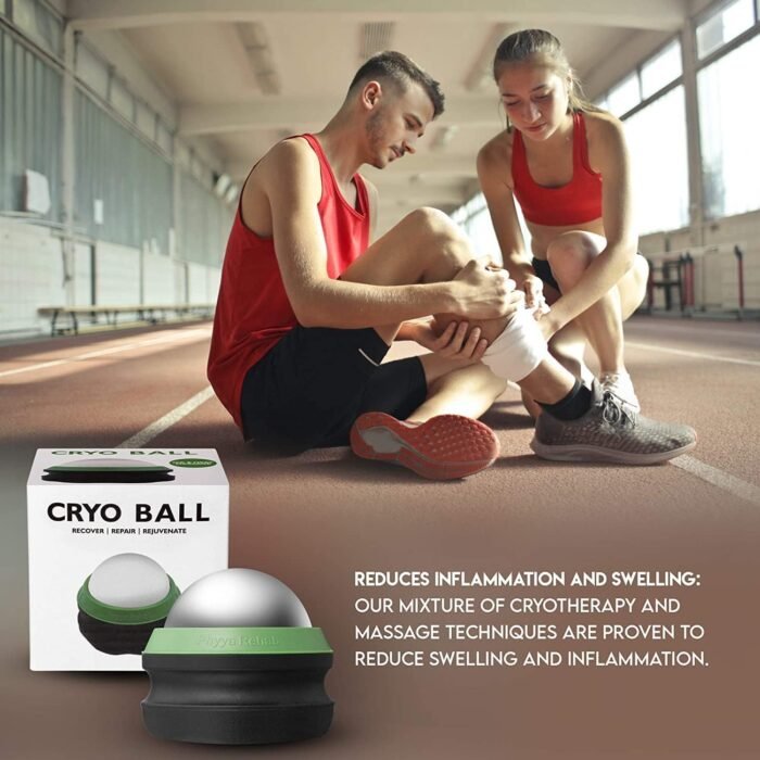 Massage Ice Roller Ball - Roller for Muscles Deep Tissue - Cold Therapy - Plantar Fasciitis Roller - Image 5