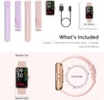 Fitness Tracker with 24/7 Continuous Heart Rate, Blood Oxygen Monitor, Smart Watch with Sleep Monitor, IP68 Waterproof Activity Tracker Step Counter for Women Men - Image 7