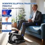 Under Desk Elliptical Machine - Upgraded Model, Ellipse Leg Exerciser for Seniors Fully Assembled, Quiet & Portable,Electric Seated Pedal Exerciser with Remote Control & 12 Adjustable Speeds - Image 6