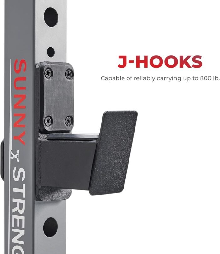 Sunny Health & Fitness PowerVersa Series All-In-One Strength Training Squat Rack And Bench Power Cage - SF-XF921041 - Image 7