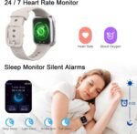Smart Watch, 2023 Fitness Tracker Watch for Men Women, 1.69'' Touch Smartwatch Fitness Watch with Heart Rate Monitor/Pedometer/Sleep Monitor, 25 Sports IP68 Waterproof Activity Tracker for Android iOS - Image 5