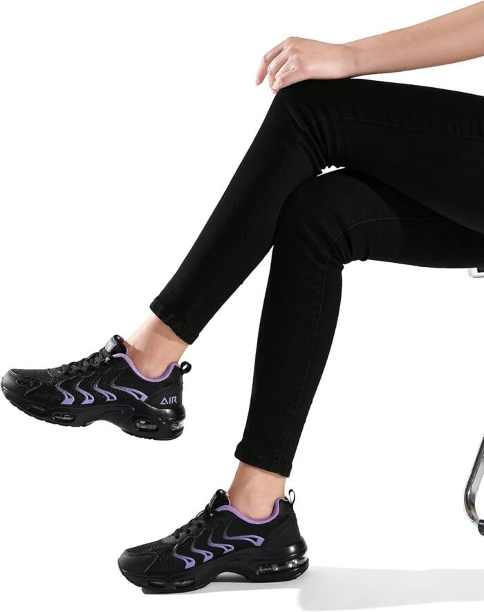 JARLIF Women's Lightweight Athletic Running Shoes Breathable Sport Athletic Fitness Gym Jogging Sneakers (Size5.5-11) - Image 8