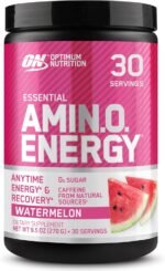 Optimum Nutrition Amino Energy - Pre Workout with Green Tea, BCAA, Amino Acids, Keto Friendly, Green Coffee Extract, Energy Powder - Watermelon, 30 Servings (Packaging May Vary) - Image 2