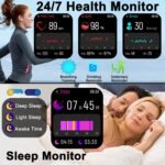 Smart Watch(Answer/Make Call), 2.01" HD Smartwatch for Women Men, Fitness Tracker with 100+ Sport Modes, IP68 Waterproof, Heart Rate/Sleep/Spo2 Monitor, Activity Tracker for Android and iPhone - Image 4