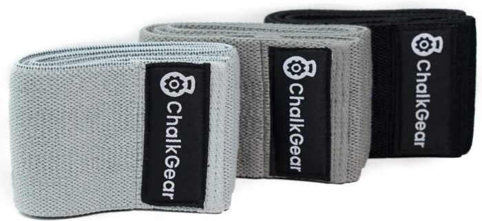 Hip Bands, Glute Bands, Booty Bands, Loop Bands, Hip Circle - with 3 Resistance Levels | Fabric Elastic Bands | Mesh Carry Bag | for Women and Men - Image 2