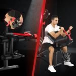 OPPSDECOR 900LBS Weight Bench Set with Squat Rack Preacher Curl Weight Bench with Leg Extension Bench Press Set Workout Bench for Home Gym Full Body Workout - Image 7