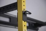 HulkFit Pro Series Wall Mounted Folding Squat Rack and Power Rack with Pull Up Bar & J Hooks for Home Gym, Strength Training Exercise Equipment - Image 7