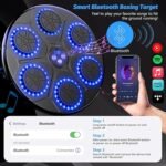 2025 Upgrade Intelligent Music Boxing Machine for Adults & Kids, Boxing Machine, LED Display & Smart Bluetooth, Wall Mounted Boxing Trainer for Home, Indoor and Gym Use, Have Fun - Image 5