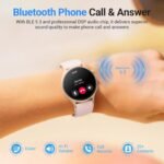 Fitpolo Smart Watch for Women,1.3" AMOLED Touchscreen Fitness Tracker, Make/Answer Calls, Heart Rate SpO2 Monitor, IP68 Waterproof, Sleep & Activity Tracking Smartwatch for Android Phones iPhone - Image 4