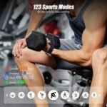 Smart Watch for Men Women, 2.01" HD Smartwatch with 120 Sports Modes, Heart Rate/Sleep Monitor, IP67 Waterproof Fitness Tracker, Compatible with Android iOS Phones (Black) - Image 6