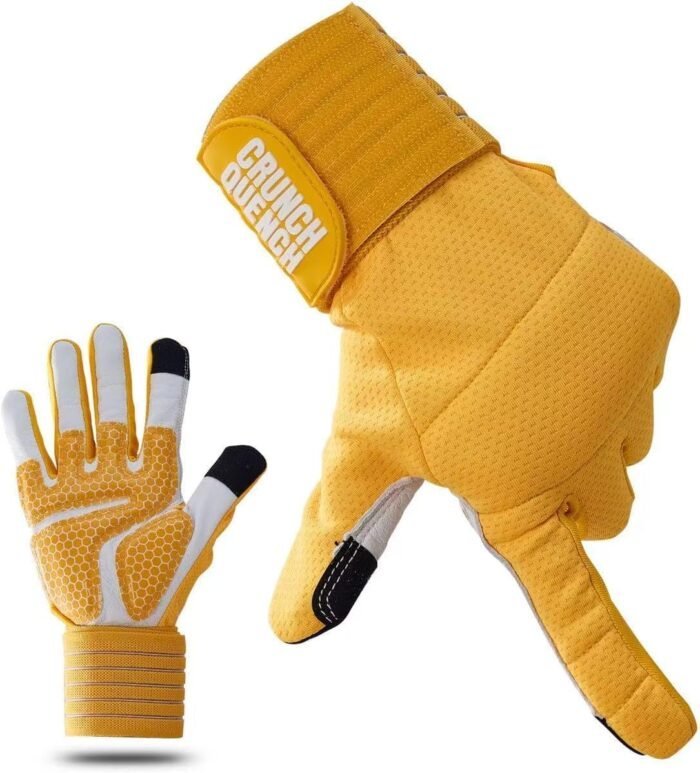 FlexGrip – Goat Leather Palm, Silicone Grip, Breathable, Touchscreen, Multi-Use Fitness Gear for Men & Women - Image 2