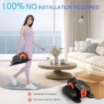Under Desk Elliptical, Elliptical Leg Exerciser for Seniors, Home Portable Elliptical with Remote Control and 12 Adjustable Speeds, Electric Seated Pedal Exerciser - Image 8