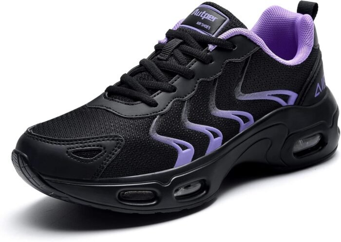 JARLIF Women's Lightweight Athletic Running Shoes Breathable Sport Athletic Fitness Gym Jogging Sneakers (Size5.5-11) - Image 3