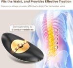 Electric Lumbar Traction Device, Multifunctional Back Traction Device with Dynamic Airbag Traction, 20-Level Electrotherapy, 3-Level Vibration Massage and Thermal Therapy from 113 to 131℉ - Image 8