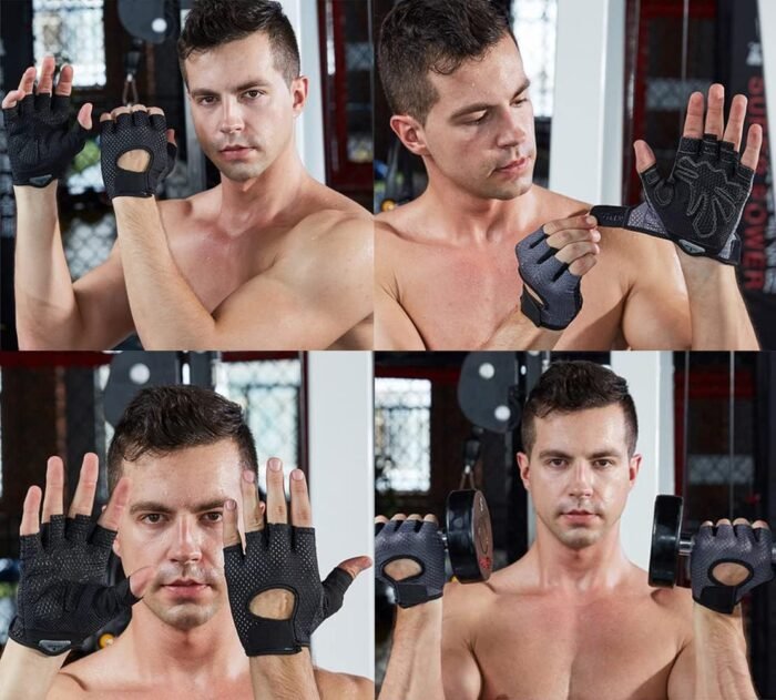 Workout Gloves for Women & Men, Gym Gloves Weight Lifting Gloves for Men, Mens Workout Gloves Fitness Gloves - Image 7