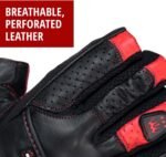 Weightlifting Gloves for Gym Fitness Crossfit Bodybuilding - Workout Gloves for Men & Women - Dominator Leather Crossfit Cross Training Gloves Wrist Strap Wrap - Best Weight Lifting Gloves with Wrist Support for Heavy Lifting - 1 Year Replacement Warranty - Image 5