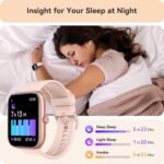 Smart Watch for Women, Smartwatch for iPhone & Android Bluetooth (Answer/Call) Built-in Alexa, 1.91" HD Fitness Tracker with 105+ Sport Modes, IP68 Waterproof, Sleep/Heart Rate/SpO2/Stress Monitor - Image 5
