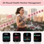 Smart Watch for Women Men, Smartwatch for iPhone & Android Bluetooth (Answer/Call) Built-in Alexa, 1.91" HD Fitness Tracker with 105+ Sport Modes, IP68 Waterproof, Sleep/Heart Rate/SpO2/Stress Monitor - Image 4