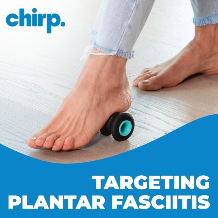Chirp Wheel XR Foot Massage Roller - Targeted Massage for Plantar Fasciitis and Foot Fatigue, Arch Pain Relief, and Muscle Recovery | High Density Foam Exercise Equipment, 500lbs Capacity, 2" Mint - Image 6