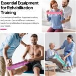 Resistance Bands for Working Out,5 Booty Bands for Women Men Fabric Elastic Bands for Exercise Bands for Legs, Thighs Glutes Includes Workout Bands Guide for Yoga,Physical Therapy Home Fitness - Image 9