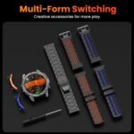 Hwagol Smart Watch Gifts for Dad(Calls/Answer),1.52'' Military Smart Watches for Men for Android iPhone,100+ Sport Modes/Heart Rate/Sleep Monitor Fitness Tracker,Two Accessories and Three Bands Kits - Image 10