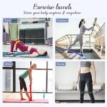 VEICK Resistance Loop Exercise Bands, Elastic Workout Bands for Men Women, Set of 5 Different Resistance Levels Stretch Band for Home Fitness Stretching Strength Training Physical Therap - Image 8
