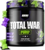 REDCON1 Non Stim & Caffeine Free Pre Workout Powder for Women & Men - Total War Pump - with L-Citrulline, Beta Alanine & More - Workout at Any Time of Day - Sour Gummy Bear (10.72 oz) - Image 2