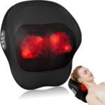 Rechargeable Back and Neck Massager with Heat,U6 New Upgrade Back Massager for Pain Relief Deep Tissue,4D Massage Heads,20 Massage Contacts for Neck,Shoulder,Legs,Foot,Gifts for Women Men - Image 2