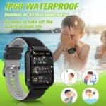 Smart Watch for Kids 1.85" with Fitness Tracker, Sleep Monitor, 22/98 Sport Modes, DIY Dial, IP68 Waterproof, Step Counter, Heart Rate, Camera, with/Without APP, Gift for 3-12 Years Old Boys and Girls - Image 7