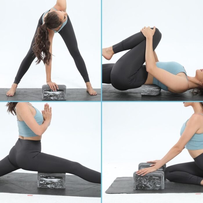 Yoga Block, 1 piece Lightweight, Arc Shape for Stable Grip, Ink Painting Design, Portable and Durable Yoga Brick for Enhanced Comfort and Support - Image 9