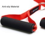 Coolrunner 2 Pair Resistance Band Handles Grips Fitness Strap Wide Design Heavy Duty Cable Handles with Solid ABS Cores, Heavy Gauge Welded D-Rings (4-Piece Set) - Image 5
