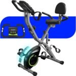 Indoor Exercise Bike for Seniors, 5 IN 1 Stationary Bike with 16-Level Magnetic Resistance and Tri-Position Ride, 5.5 LBS Flywheel, Designed for Home Workout - Image 2