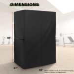 Squat Rack Cover, Waterproof Power Cage Cover, Protective Squat Cage Cover for Home Gym, Outdoor Power Rack Cover/Gym Rack Cover/Weight Lifting Rack Cover/Smith Machine Cover - Image 8