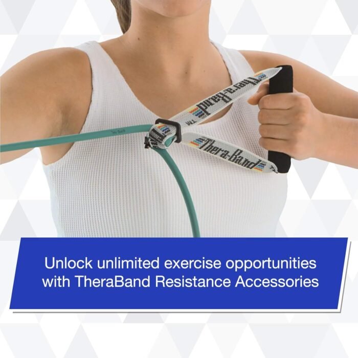 THERABAND Professional Latex Resistance Tubing For Upper Body, Lower Body and Core Exercise, Rehab, and Conditioning - Image 8