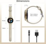 Bebinca Smartwatch for Women, 1.27" IP68 Waterproof Fitness Tracker with Call Function, Heart Rate Monitor, SpO2, Sleep Tracking & Pedometer, Zinc Alloy Case, Compatible with iPhone & Android - Image 9