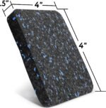 6-Pack Exercise Equipment Mat - Treadmill Pads for Carpet Floors, Protective Anti-Slip Treadmill Pad for Hardwood Floors & Carpets, Home Gym Accessories, Exercise Bike Mat, 4X 4X 0.5 in - Image 3