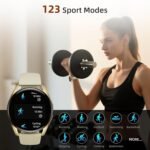 Bebinca Smartwatch for Women, 1.27" IP68 Waterproof Fitness Tracker with Call Function, Heart Rate Monitor, SpO2, Sleep Tracking & Pedometer, Zinc Alloy Case, Compatible with iPhone & Android - Image 6