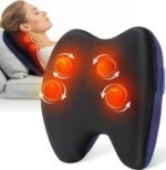 Shiatsu Neck and Back Massager with Heat, FSA HSA Eligible, Neck and Shoulder Massagers, Deep Tissue Kneading Massage Pillow for Lower Back, Shoulder, Leg Muscle Pain Relief, Relax Gift for Woman Man - Image 2