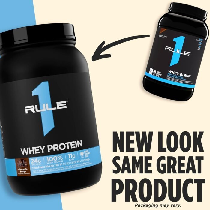 Rule 1 Whey Protein – 24g Fast-Acting Protein from All-Whey Sources with Naturally Occurring EAAs & BCAAs for Workout Recovery or Anytime Use (5 Pounds*, Chocolate Fudge) - Image 5