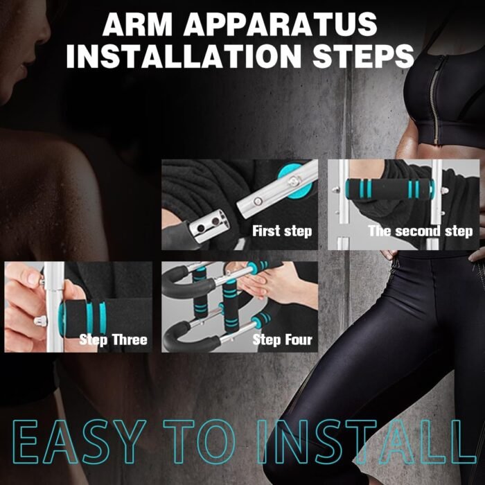 Mr Sculpt Gorilla Bar - 2025 Best Mr Sculpt Chest Bar, Adjustable Resistance Gorilla Chest Workout, Portable Home Twist Arm Trainer for Chest, Arms, Shoulders, and Back Workouts - Image 5