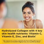 Nature Made Collagen Gummies with Vitamin C, Zinc and Biotin, Hydrolyzed Collagen Peptides Supplement for Healthy Skin Support, 60 Gummies, 60 Day Supply - Image 3