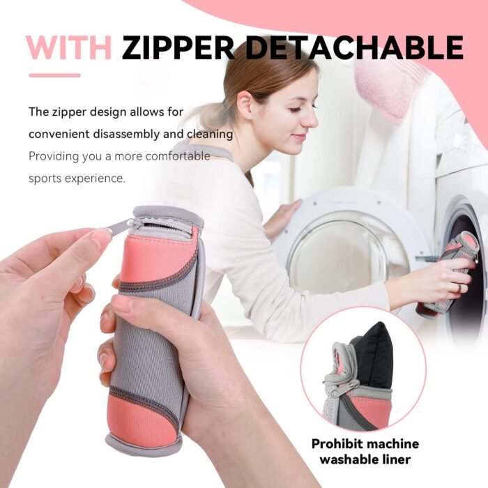 Sportneer Hand Weights Set, Removable Walking Weight of 6 (1lb, 2lbs, 3lbs Each Pack) Soft Dumbbells Sets for Women Men Walking Dumbbell with Hand Strap for Workout Running Physical Therapy Aerobics - Image 5