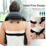 Snailax Cordless Neck Shoulder Massager with Soothing Heat, Fsa Hsa Eligible, Upgarded 4D Deep Tissue Kneading, Shiatsu Back Massager Pillow for Neck, Traps, Back, Gifts for Men Women Mom Dad - Image 6